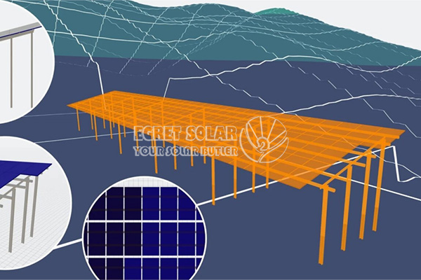 Egret Solar го подобрува Tracker, Terrain Tools за големо планирање на PV
