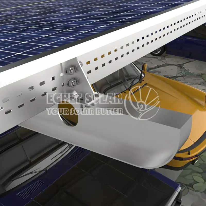 Single Post Solar Mounting Carport