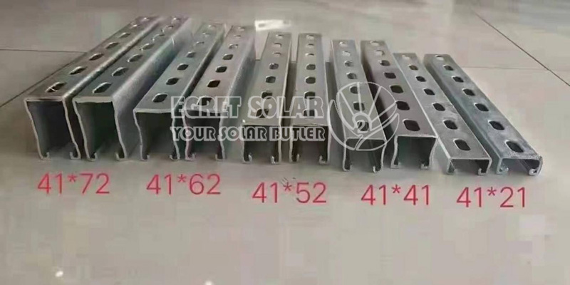 Solar Panel Bracket C Steel Profile