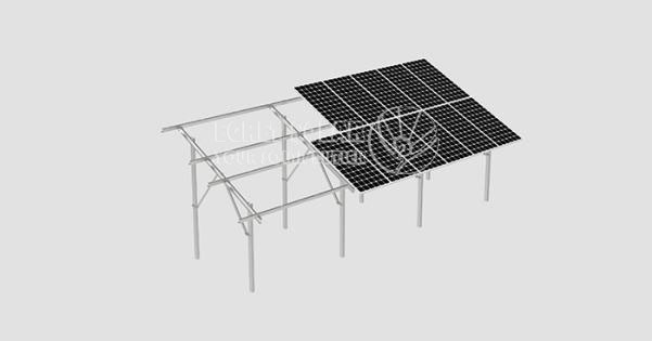 Double Pile Solar Ground Mounting