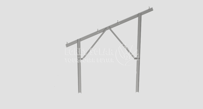 Solar Double pillar Bracket 
