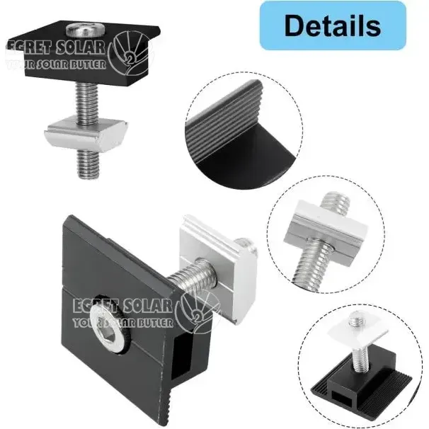 Solar Module Aluminium Mid Clamp